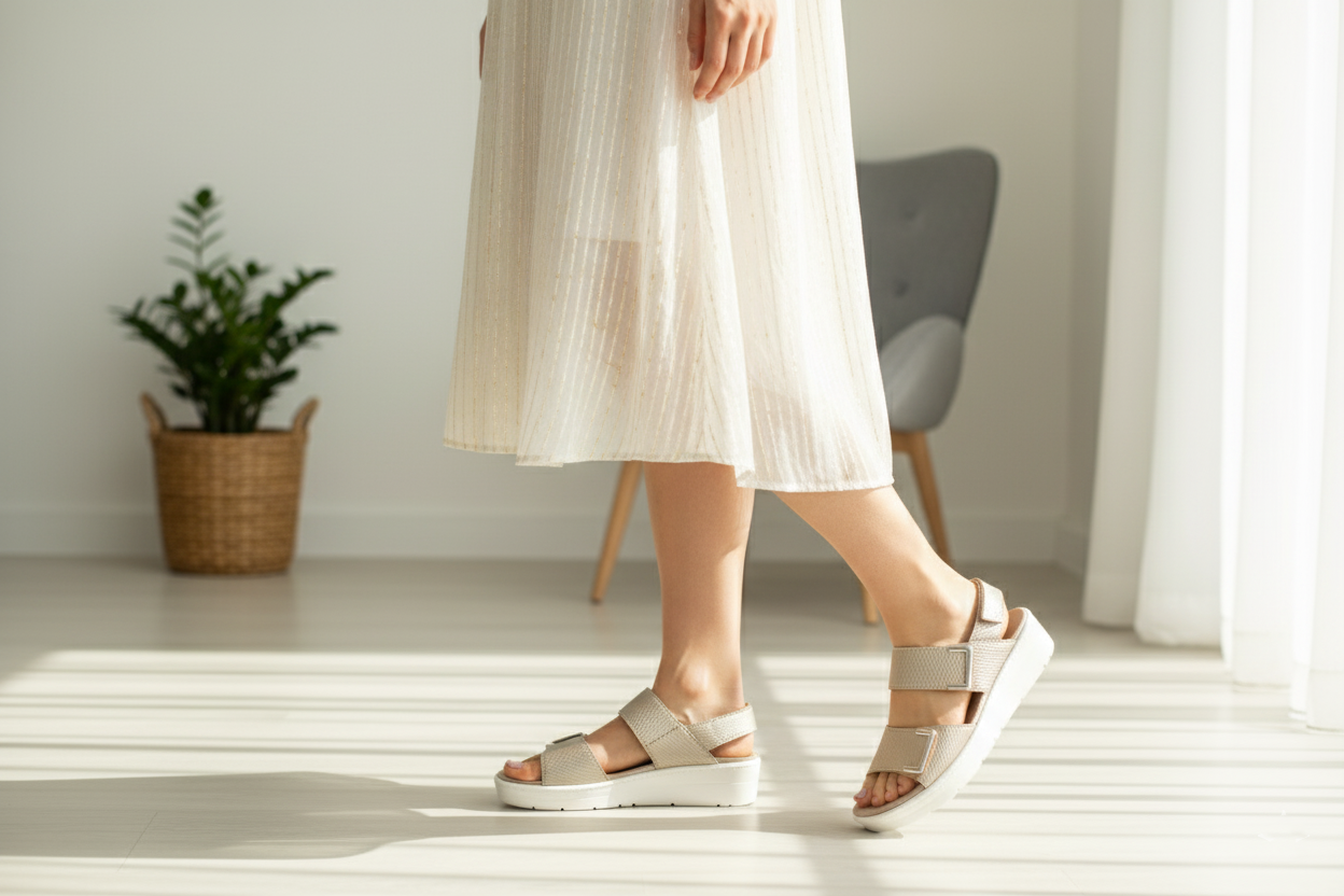 Yaiza Sandal Platino